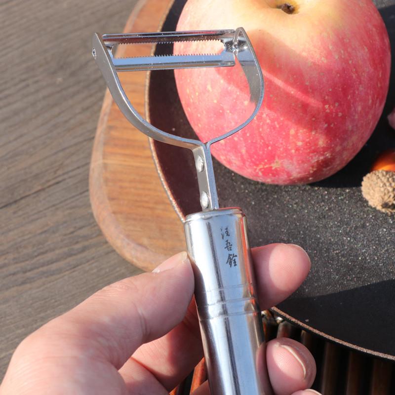 汪吾铨削皮神器不锈钢削皮刀多功能水果瓜刨刀土豆去皮家用刮皮刀