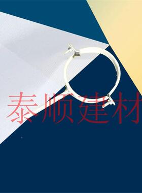 pvc水管不锈钢管卡包胶管箍吊卡40 50 75 110 160 200 250 315