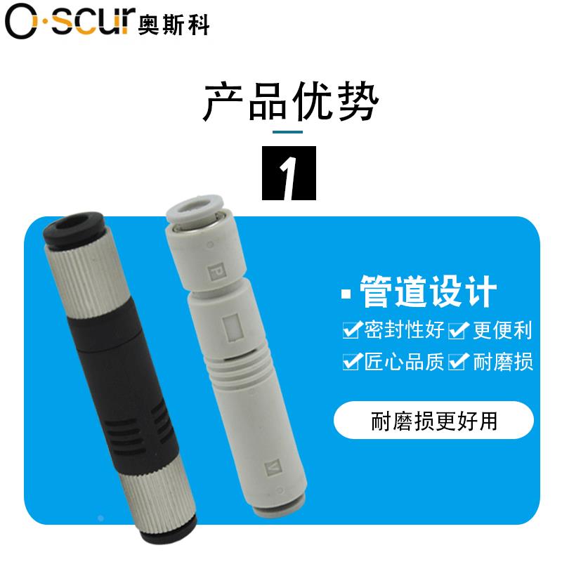 ZU05S/L管式负压真空发生器ZU07S/L机械手ZV06/ZV08/VML1006/1008