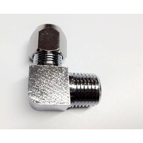 。铜外丝卡套弯头 M8X1 M10X1-6mm-8mm M16X1.5 外牙直角卡套接头