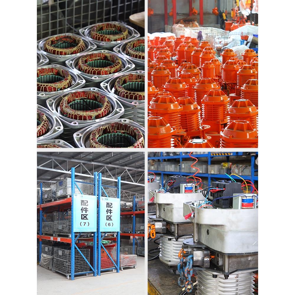 鬼头环链电动葫芦380V吊链式链条行车摇控防爆吊机0.5T1T2T3T5吨