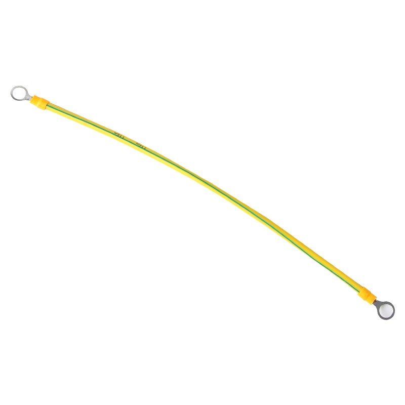 光伏黄绿双色接地线纯铜桥架跨接线BVR2.5/4/6平方桥架连接线