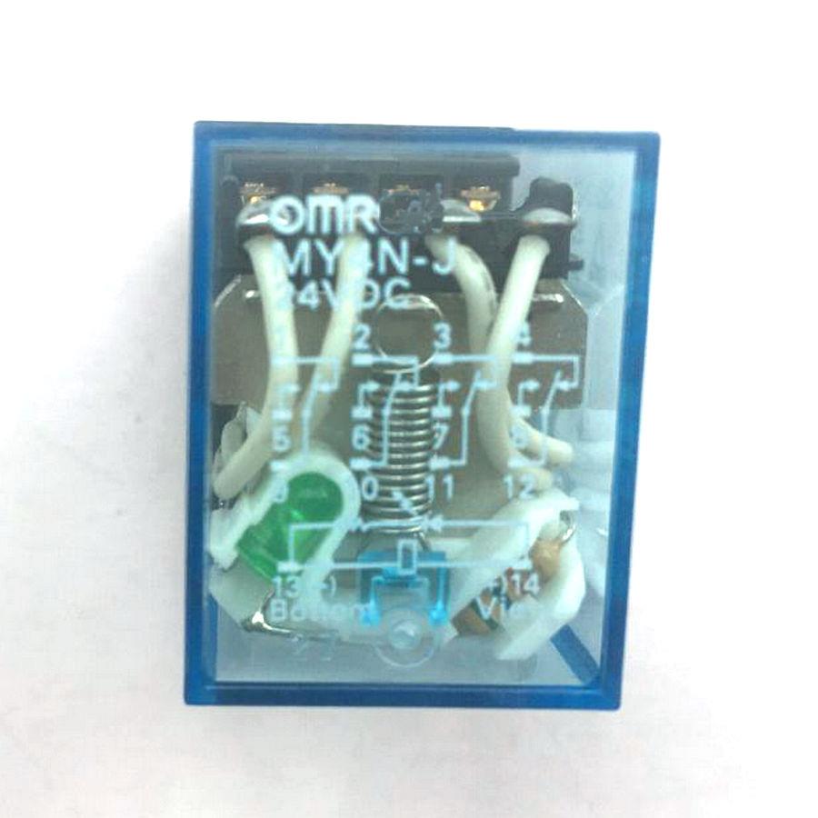 14脚IEC255 5A 250VAC中间继电器MY4N-J 220V/DC24/110/12/36/48V