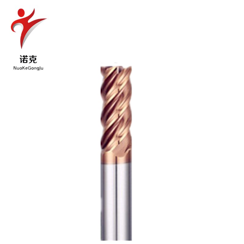 55度钨钢4刃钢用刀合金刀数控CNC刀具涂层双刃带平底铣刀非标订做