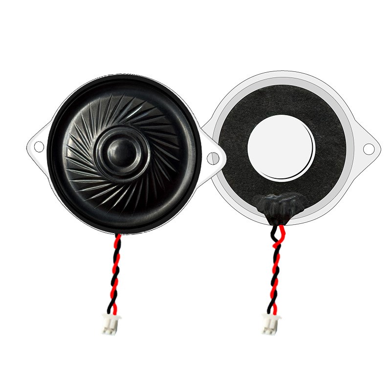 圆形40MM喇叭带孔4/8欧1瓦超薄内磁铁壳扬声器固定孔可焊线小喇叭