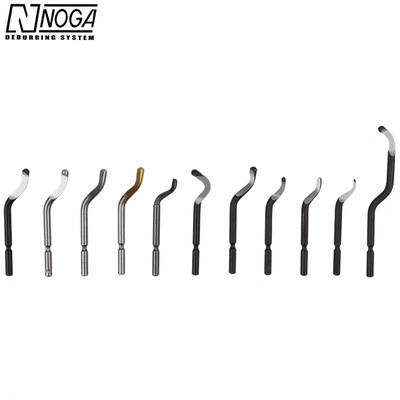 以色列诺佳NOGA修边刀片BS1010内孔外圆倒角BK3010塑料柄毛刺刮刀