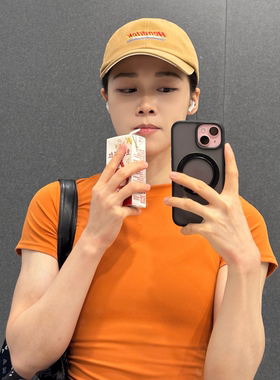 LILIBB 超紧身速干瑜伽服T恤短袖健身上衣户外跑步运动短袖8455