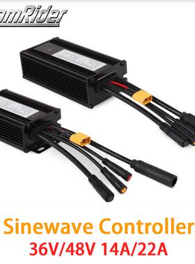 36V48V250W14A500W22A电动防水控制器9管正弦波控制器