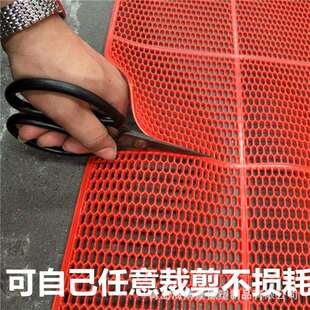 直销结实蜂窝型六角型压延防滑地垫浴室隔水地毯塑胶蜂巢地垫