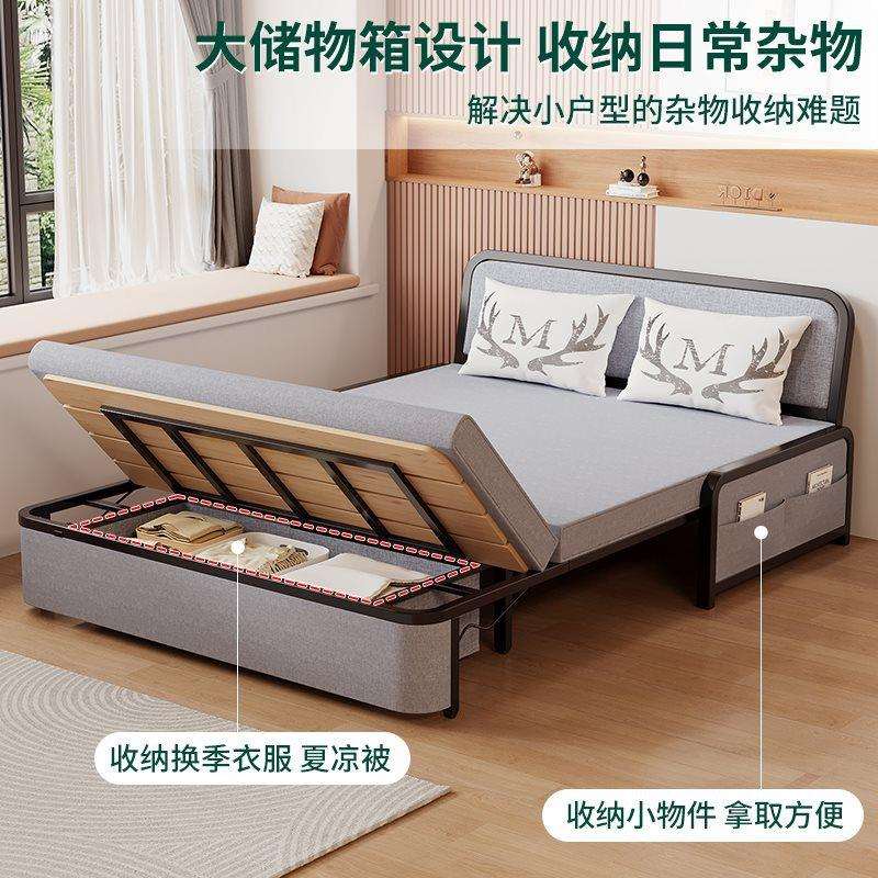 L*沙发床折叠两用无扶手新款小户型抽拉单人床多功能简约现代伸缩