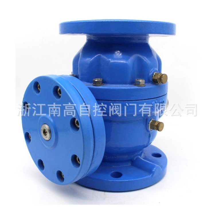 不锈钢球墨铸铁法兰低阻力倒流防止器DSBP741X防污倒流DN100