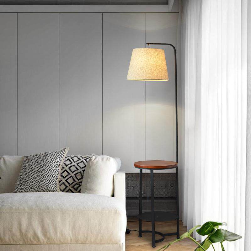现代简约卧室客厅装饰落地灯置物茶几书房氛围轻奢台灯led