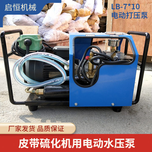 硫化机打压泵不锈钢泵体防爆柱塞泵LB-7X10电动打压泵