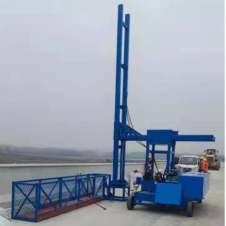 自行走伸缩吊篮台车1吨2吨防撞墙模板台车高空作业施工吊篮