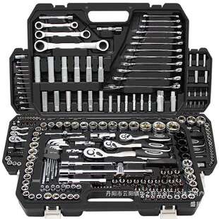 套装工具汽修全套多功能汽车维修修车棘轮套筒扳手大全套管组