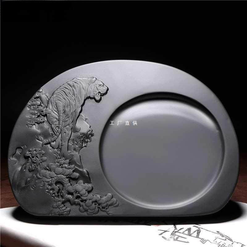 名师老坑砚台福虎生威文房砚台天然原石歙砚文房四宝端砚,收纳整理,烫衣板及配件,淘宝优惠券,粉丝福利购,淘宝优惠卷