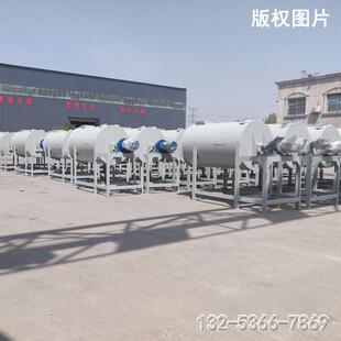 全自动卧式1吨干粉砂浆搅拌机强制式水泥混合设备2方生产线机器