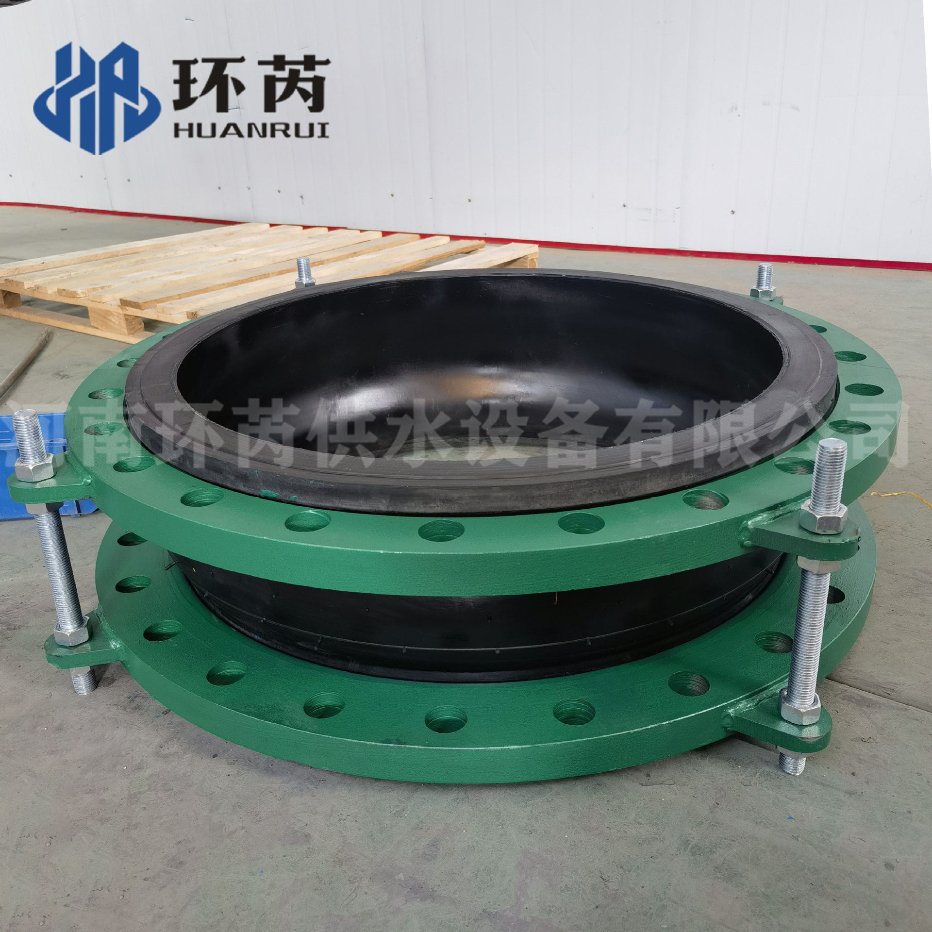 环芮管道减震补偿器不锈钢法兰橡胶软连接可曲挠橡胶软接头膨胀节
