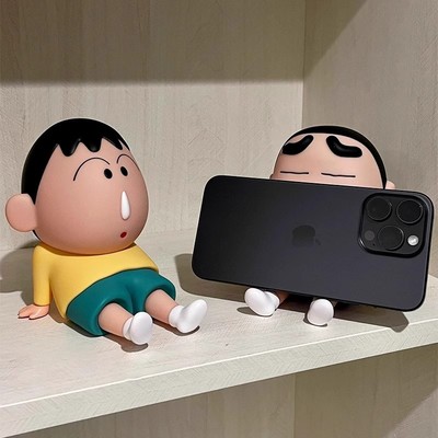 手机支架手办桌面新桌宠手机架通用桌面懒人模型公仔盲盒摆件玩偶系列礼物ipad平板支架桌面新桌宠