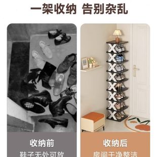 放简易室内多层新款 柜 小型省空间鞋 架子q家用门口置收纳鞋