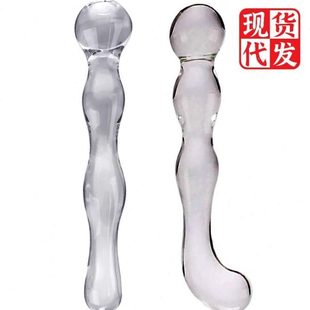 圆头玻璃棒光按摩实心易碎高润易清晰坚固不粗圆不规则滑硼硅透明