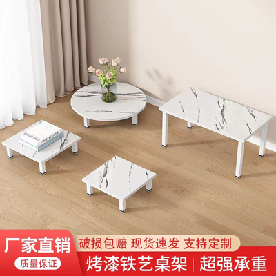 置物架增高单一层落地式厨房灶台微波炉花盆支架显示器垫底座托盘