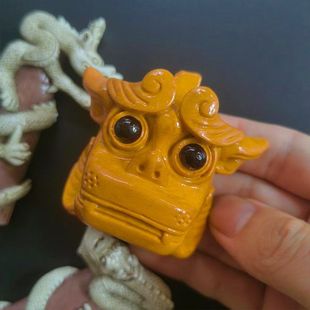 山西介休博物馆琉璃脊兽獬豸树脂冰箱贴旅游文创家居神兽国潮文创