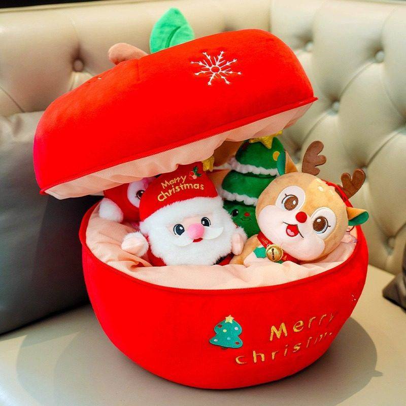 平安果圣诞老人公仔圣诞树玩偶毛绒玩具娃娃抱枕儿童圣诞节礼物女,玩具/童车/益智/积木/模型,毛绒/玩偶/公仔/布艺类玩具,淘宝优惠券,粉丝福利购,淘宝优惠卷