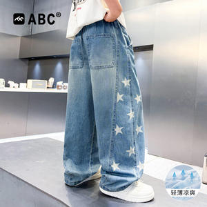 ABC男童夏季牛仔裤2026新