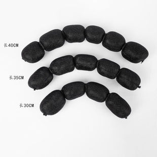 纯发丝莲藕分段垫发包古风汉服造型头发少唐风带抱面蓬松假发包女