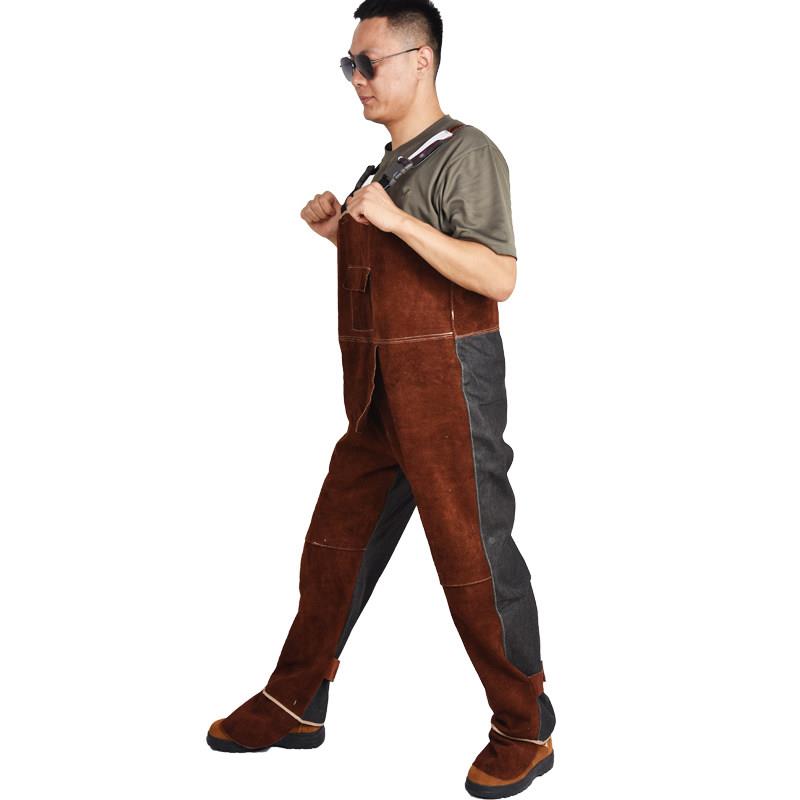 高档采购产品真皮焊接工作服,烫耐磨,防电弧辐射,耐防高温燃服