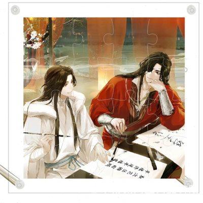 天官赐福同人亚克力立牌拼图票根徽章谢怜花城双人吧唧国漫画周边
