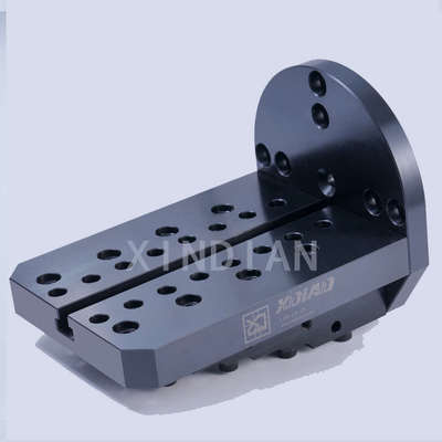 四轴桥板单边L板带T型槽任意安装自定心虎钳可配快换板精孔