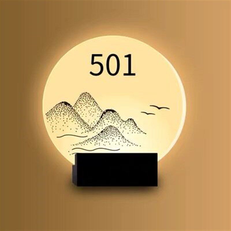 麻将馆棋牌房酒店发光LED带灯门牌美容院洗浴桑拿足道创意指示牌