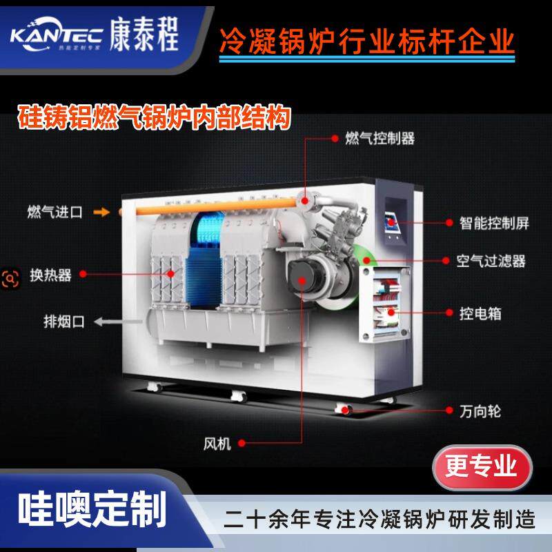锅炉餐具清洗厨房清洁食品加工热水供应恒温控温节能燃气热水锅炉