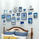 地中海照片墙装 饰相框挂墙创意男孩儿童房宝宝卧室相片框组合相册
