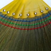 扫把工厂车间专用用芒草软毛扫帚扫地板家用手工扫地笤帚不沾