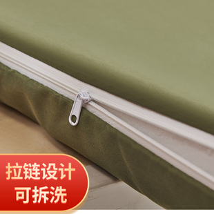 军绿色部队学校员工宿舍海绵床垫 单人上下床海绵垫 军训垫0.9米