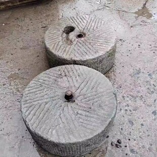 精选农村汀步石石磨盘垫脚石老式茶桌旧磨片碾盘小院草坪踏步石铺