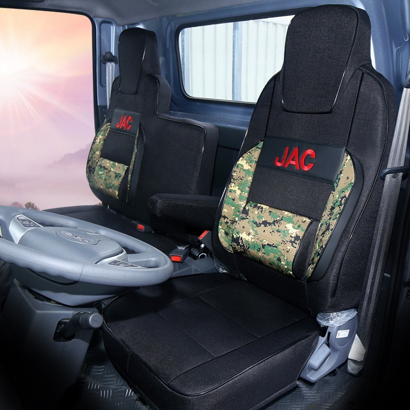 江淮骏铃V5全包亚麻座套帅铃E Q3Q6骏铃E3V3V6V9货车内饰座椅布套
