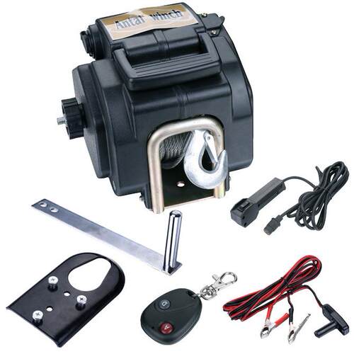 厂家直销12V/24V3500磅电动船用绞盘 高品质