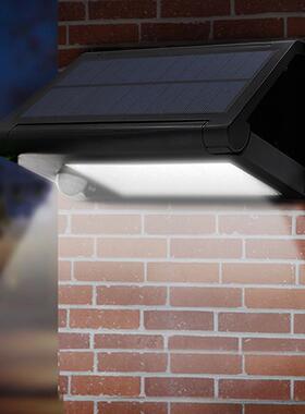 太阳能50灯壁灯红外人体感应32LED折叠户外节能庭院灯路灯便携灯