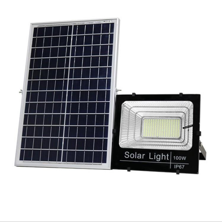 solar flood light太阳能投光灯LED户外家用庭院灯新农村照明路灯 - 实物图