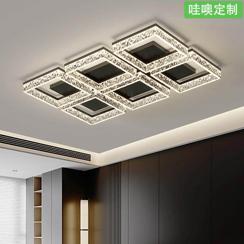 【哇噢】高级感意式极简北欧风2025年轻奢大厅主灯吸顶灯全屋灯具