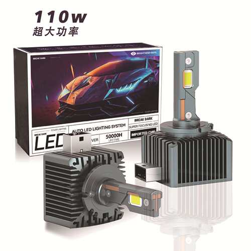 跨境新款110WD系列D1SLED汽车大灯D2SD4S带解码一体D3SLED大灯