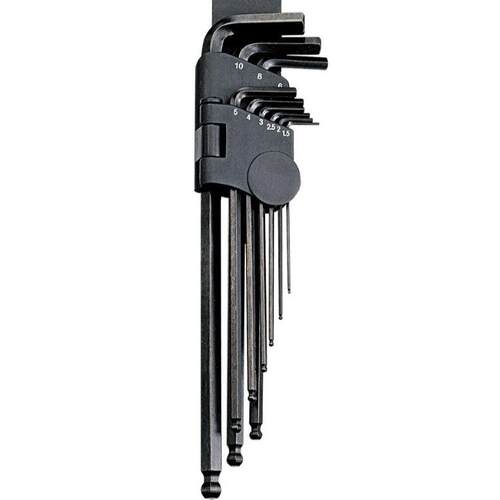 天赋（GENIUS）HK-009MB 工具9件套公制腰胯装球形长内6角扳手组