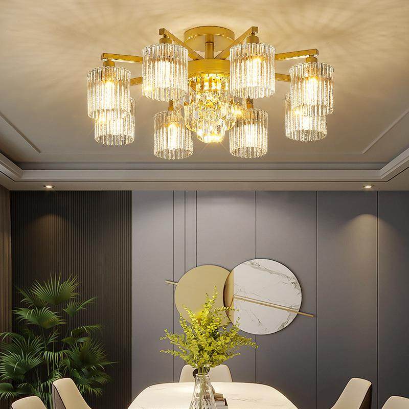 欧式水晶灯客厅灯轻奢新款现代大气简约餐厅卧室浪漫吸顶灯具