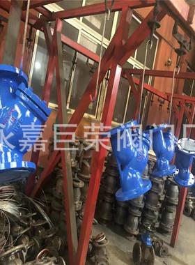 全衬胶Y型过滤器 GL41J-10P DN150 304 不锈钢法兰过滤器