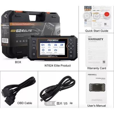 Foxwell NT624 Elite ABS SRS SAS EPB Auto Diagnostic Scanner