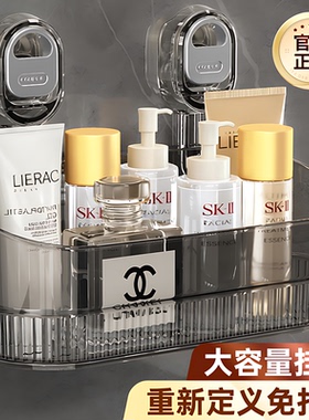 浴室吸盘置物架卫生间免打孔壁挂墙上收纳架子厕所洗漱台各种神器